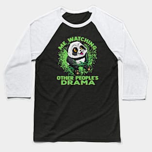 Drama Panda Baseball T-Shirt